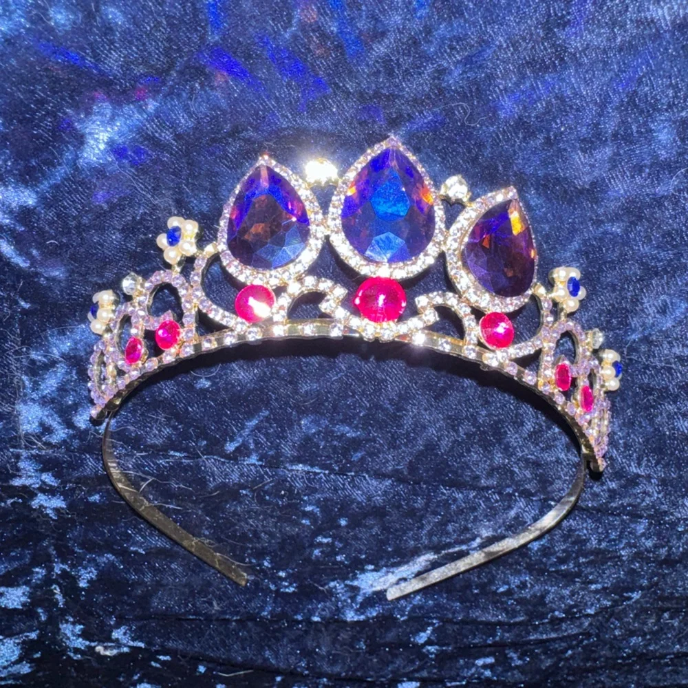 🌟3/$20 Eligible! Gold, Purple, and Pink Child’s Tiara